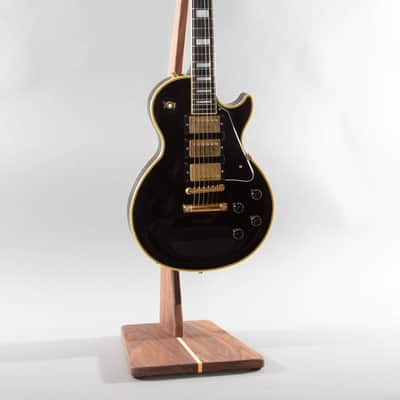 1992 Gibson Pre-Historic ’57 Les Paul Custom 3-Pickup Custom Shop Black Beauty w/ Chainsaw Case image 3