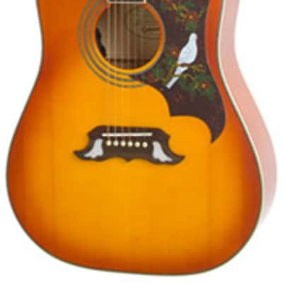 Epiphone Dove PRO Acoustic Electric Guitar Violinburst | Reverb