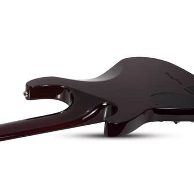 Schecter Hellraiser C-7 Electric Guitar, Black Cherry image 4