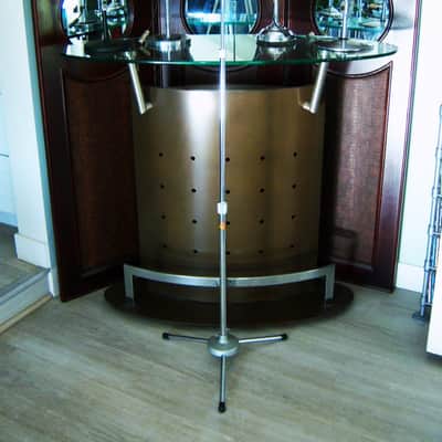 Vintage RARE 1950's Atlas CS-33 microphone floor stand MS10C MS12C MS11C CS42 CS32 Shure Electro Voice image 1