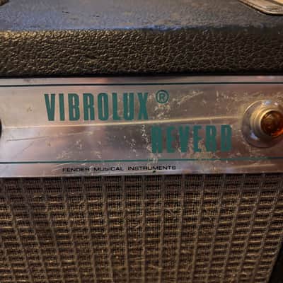 Fender Vibrolux Reverb 2-Channel 35-Watt 2x10" Guitar Combo 1970 - 1980 - Silverface image 2