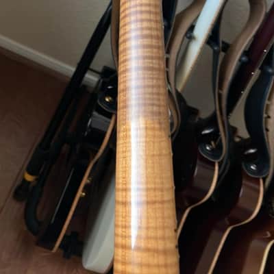 Friedman Vintage T 2024 - Roasted Flame Maple Neck - Shell Pink Over 3TSB image 10