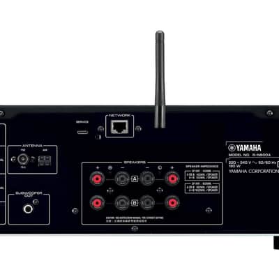 SINTOAMPLIFICATORE  HI-FI NETWORK RECEIVER YAMAHA R-N600A SILVER image 2