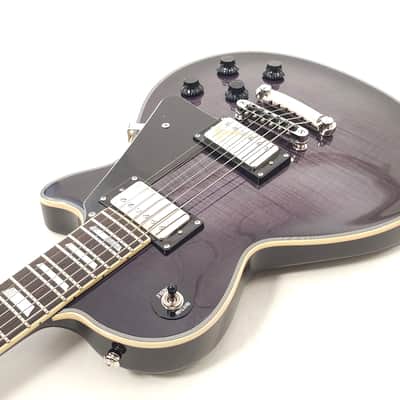 Agile AL-3200MCC-27 Black Flame Baritone Electric Guitar in 27 Inch Scale image 6