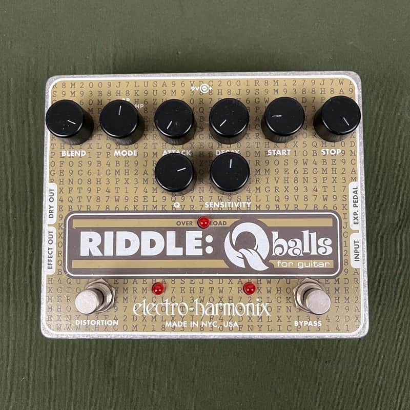 electro-harmonix RIDDLE: Qballs エレクトロー Electro-Harmonix Riddle: Q Balls Envelope Filter For Guitar | Reverb