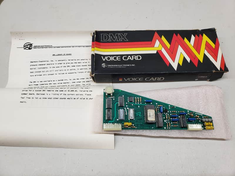 Oberheim DMX Voice Card w/Original Box #3 – Shaker / Claps image 1