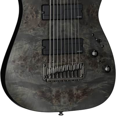 Ibanez Axe Design Lab RG9PB 9-string Electric Guitar - Transparent Gray Flat image 4