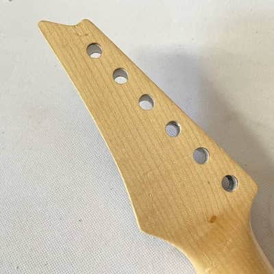 Electric Guitar Maple Neck, Rosewood Fingerboard Red Inlay Markers image 4