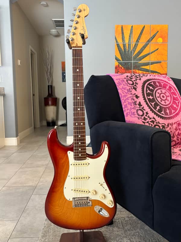 Fender American Professional Stratocaster with Rosewood Fretboard 2017 - 2019 - Sienna Sunburst image 1