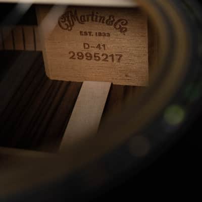 Martin D-41 Spruce/Indian Rosewood Dreadnought Acoustic Guitar #5217 image 5