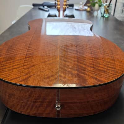 Taylor Custom Shop Stephen King Signed Cujo 14 AAA 400 Year Old Flame Walnut Grand Auditorium USA 1997 American Presentation Acoustic Guitar image 19