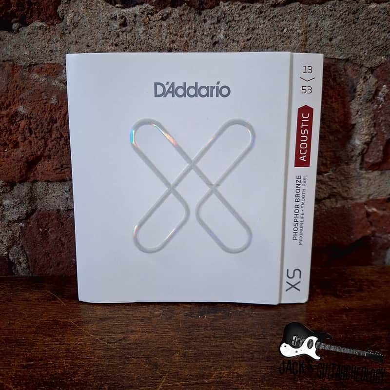 D'Addario XS Coated Phosphor Bronze | (13-53) Hybrid Gauge Acoustic Guitar Strings image 1