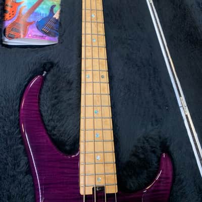 Peavey Millennium 4 String Purple Flame Top Made in USA image 4