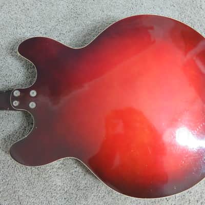 Vintage 1960s Harmony Rocket H-54 Guitar 2 Original DeArmond Pickup Good Shape Silvertone image 7