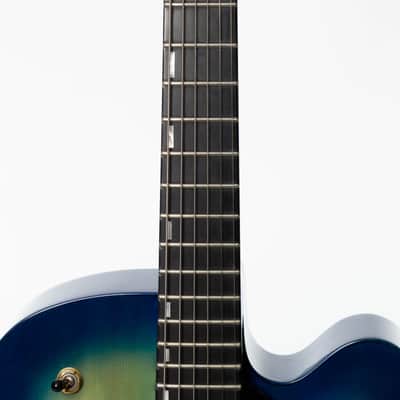 Ibanez AFC155-JBB Contemporary Archtop 2017 Jet Blue Burst image 7