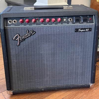 Fender Super 60 2-Channel 60-Watt 1x12" Guitar Combo 1988 - 1991 image 1