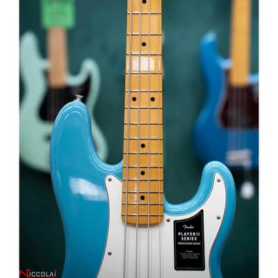 Fender Player II Precision Bass, Maple Fingerboard, Aquatone Blue image 6