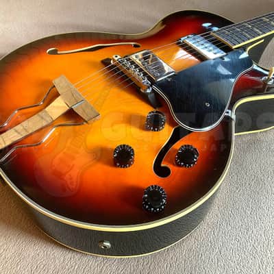 GUYATONE SG-58 - ES-175 - 1975 w/OHSC- 'PHATCAT' VINTAGE JAPAN FULL-BODY image 9