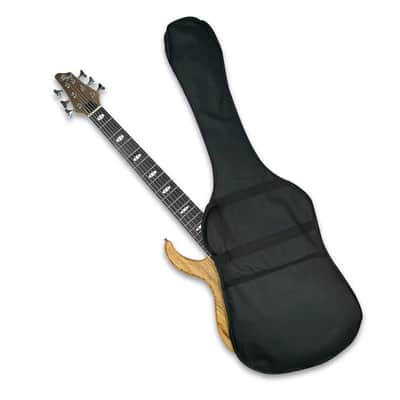 6-String Electric Bass - Wenge & Okoume Body/ Maple Neck (w/ gig bag) image 8