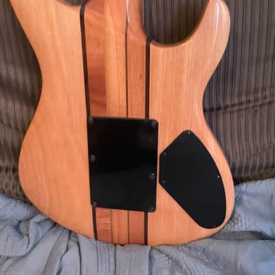 2010 Douglas Hadron 627 Baritone 27" Scale 6lb Shredder Floyd Rose Neck Through Super Thin 1 1/4" Body image 2