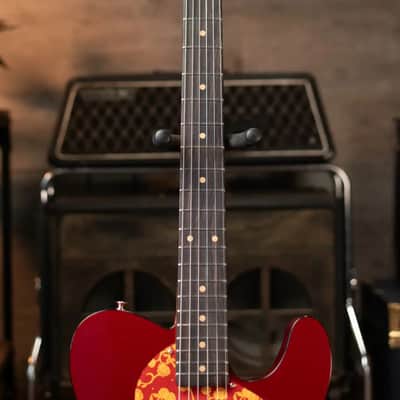 Fender Limited Edition Raphael Saadiq Telecaster - Dark Metallic Red with Hardshell Case - Used image 4