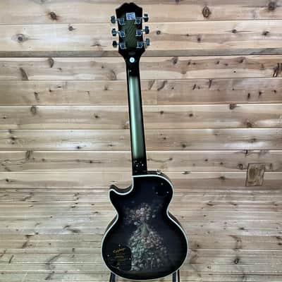 Epiphone Adam Jones Les Paul Custom Art Collection: Julie Heffernan's "Self-Portrait as Not Dead Yet" Electric Guitar - Antique Silverburst image 5