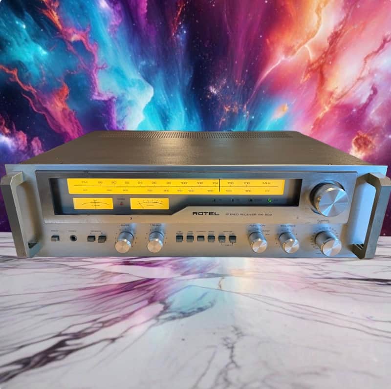 Rotel RX-603 AM/FM Stereo Tuner Amplifier Receiver-Fully Serviced/Recapped Beaut