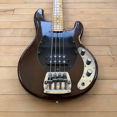 1977 Musicman Stingray Bass Guitar Mocha image 5