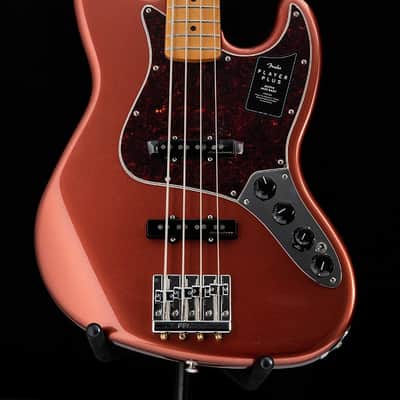 Fender Player Plus Jazz Bass Aged Candy Apple Red image 3