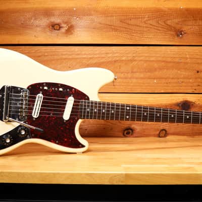 Fender MG-69 Mustang Reissue MIJ Olympic White w/ Duncan Pickup 20316 image 2