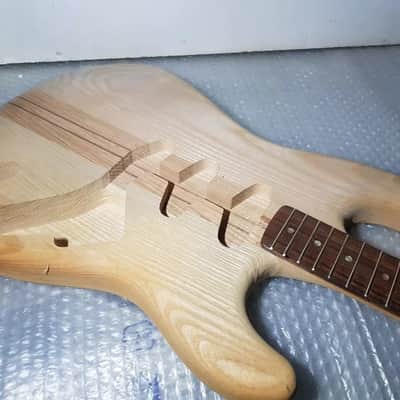 80's NECK THROUGH SWAMP ASH BODY DESIGN STR*T - made in GERMANY image 13