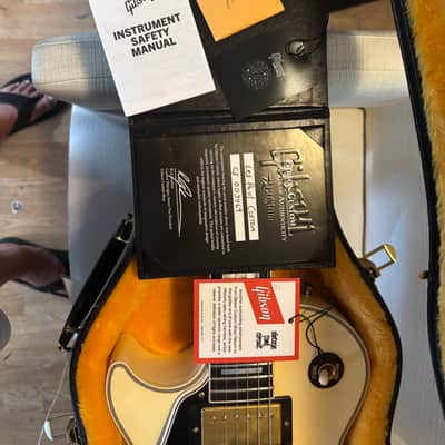 Gibson Les paul custom 2000 - Antique white image 2