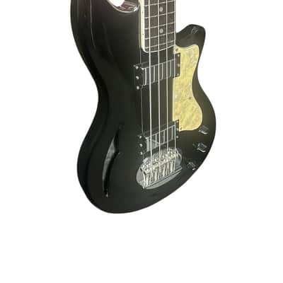 Lakland Skyline HB-30 Short Scale Hollow Body, Black Gloss / Pau Ferro 7.5 LBS *IN STOCK* image 5