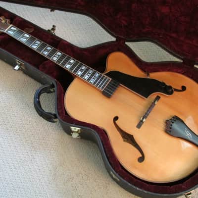 2002 William Gagnon DeVant E Slimline Prototype Archtop Natural w/OHSC image 2