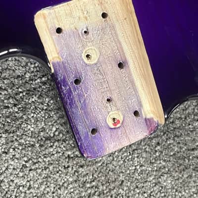 G&L CLF Research L-1000 S750 bass body ash purple burst image 2