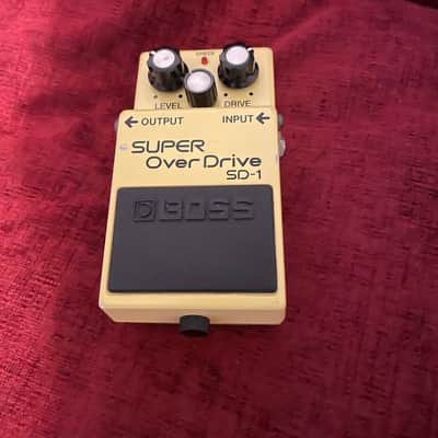 Boss SD-1 Super OverDrive (Silver Label) 1997 - Present - Yellow image 2
