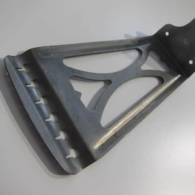 Harmony & Silvertone Flat Top Guitar Tailpiece Authentic Vintage Part Circa-1950s-1960s-Chrome image 3