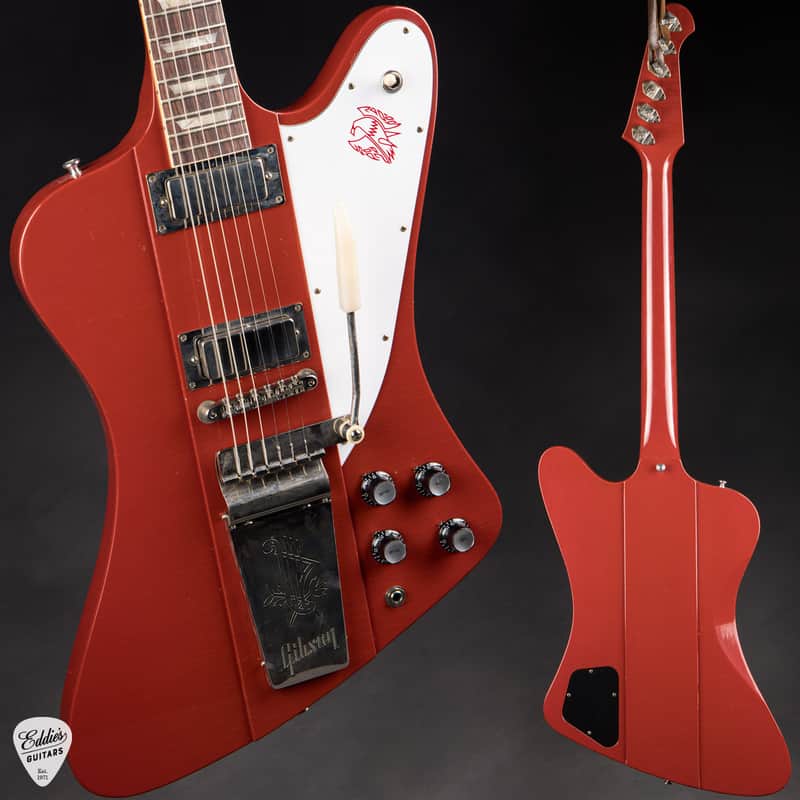 2024 - Gibson Custom Shop 1963 Firebird V W/ Maestro Vibrola Ultra Light Aged Ember Red 8.13 #407723 image 1
