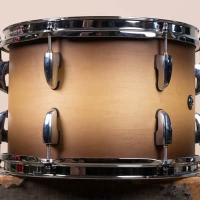 Pearl Masters Maple Complete 8x12 Satin Natural Burst Tom image 3