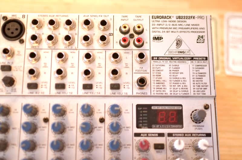BEHRINGER(ベリンガー) / UB2222FX-PRO EURORACK/アナログミキサー