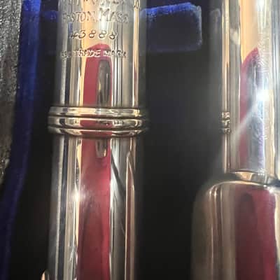 William S Haynes Handmade Conservatory Flute 1980 - Silver image 16