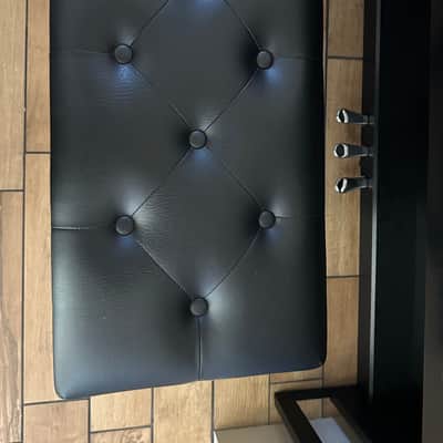 On-Stage KB9502B Adjustable Height Piano Bench 2010s - Black Gloss image 3