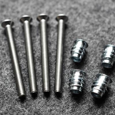 Nectite Machine Screws and Threaded Inserts for Bolt-On Necks Stainless Steel imagen 4