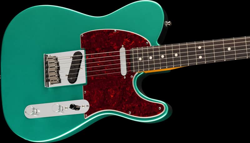 Fender Susan Tedeschi Telecaster with a Rosewood Neck in Aged Caribbean Mist