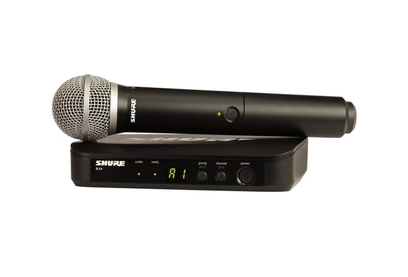 Shure BLX24E - PG58 M17 Radiomicrofono Palmare image 1