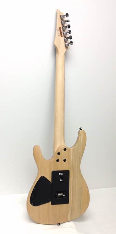 Ibanez S Series S770PB Electric Guitar - Poplar Burl Natural Flat