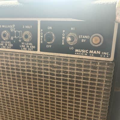 Music Man 112 Sixty-Five 2-Channel 65-Watt 1x12" Guitar Combo 1974 - 1979 - Black image 9