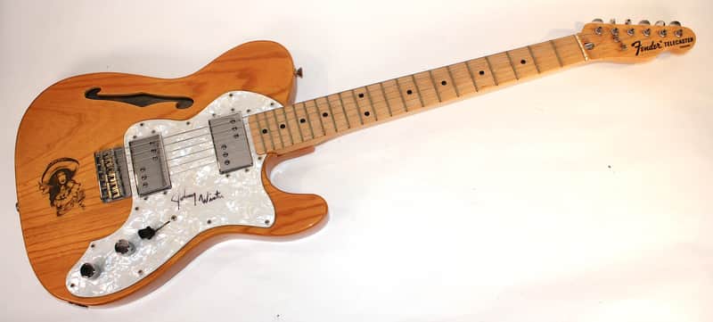 Fender Japan TN72-85 '72 Telecaster Thinline • 1997 • CIJ • Crafted in Japan • Johnnie Winter Autograph • Natural • OHC image 1