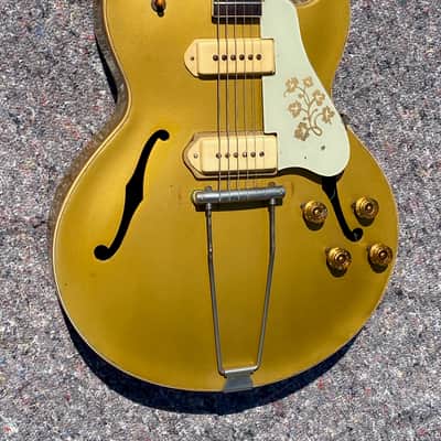 Gibson ES-295 1954 - Gold Finish & Gold Part image 3