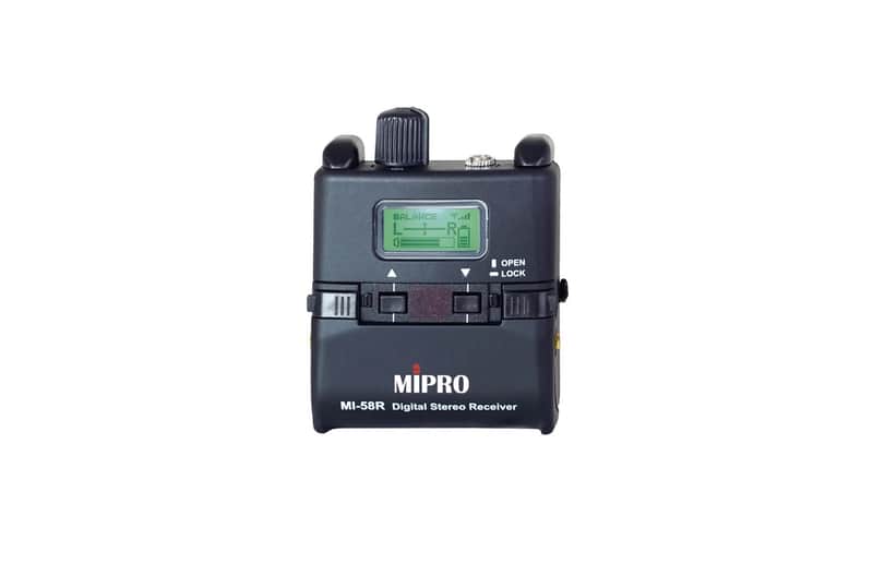 MIPRO MI-58R Digital IEM Stereo Receiver & Charger w/ 2 extra batteries image 1